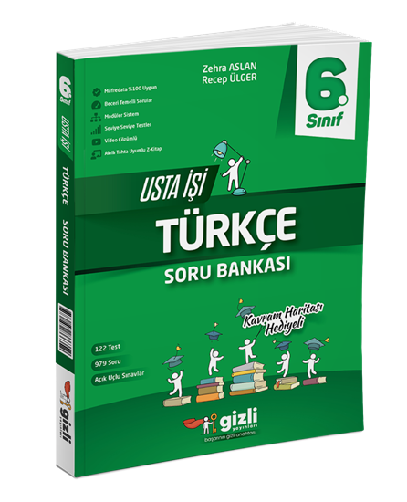 resm 6. SINIF TÜRKÇE USTA İŞİ SORU BANKASI+KAVRAM HARİT