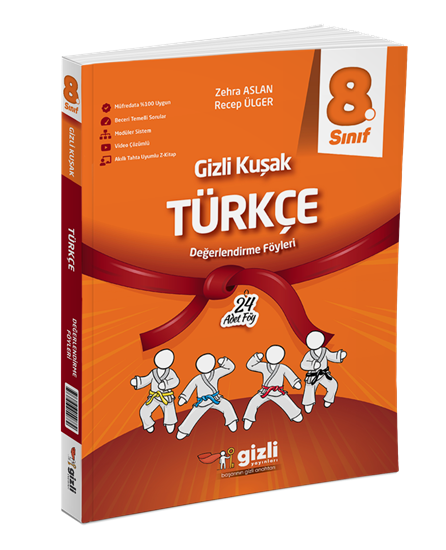 resm 8. SINIF TÜRKÇE GİZLİ KUŞAK SERİSİ