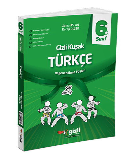 resm 6. SINIF TÜRKÇE GİZLİ KUŞAK SERİSİ