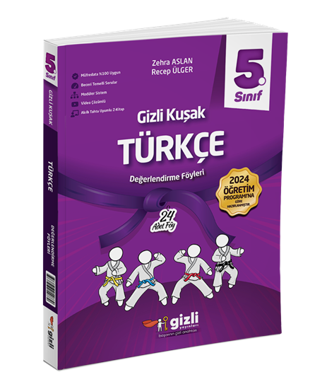 resm 5. SINIF TÜRKÇE GİZLİ KUŞAK SERİSİ