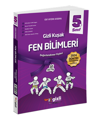 Resim 5. SINIF FEN BİLİMLERİ GİZLİ KUŞAK SERİSİ