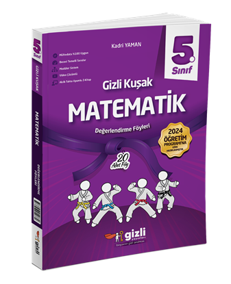 Resim 5. SINIF MATEMATİK GİZLİ KUŞAK SERİSİ