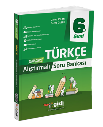 Resim 6. SINIF TÜRKÇE ALIŞTIRMALI SORU BANKASI