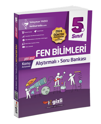 Resim 5. SINIF FEN BİLİMLERİ ALIŞTIRMALI SORU BANKASI